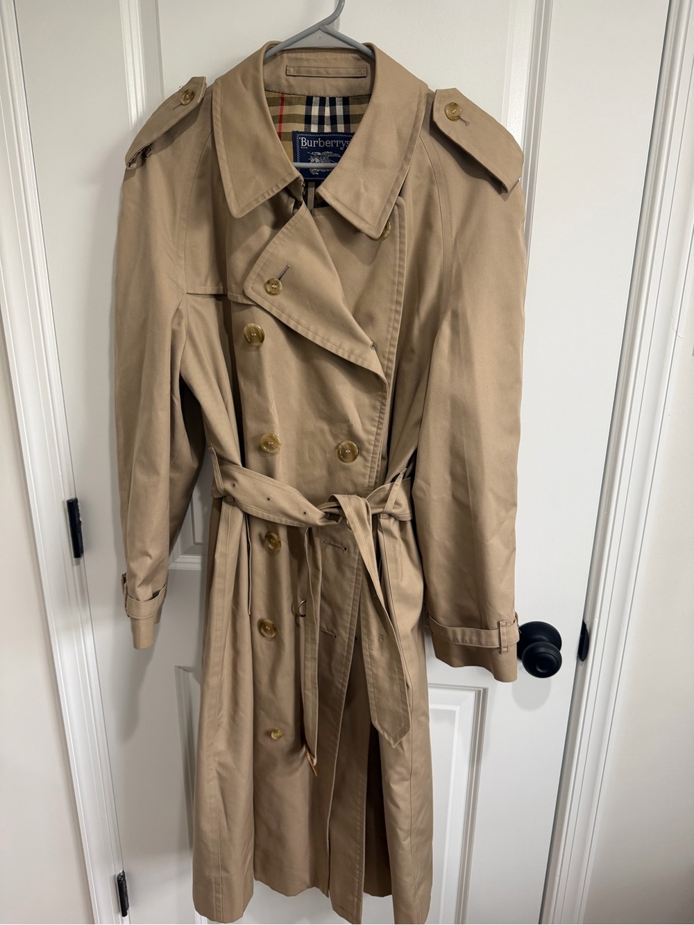 Burberry Beige Trench with Signature Check Lining